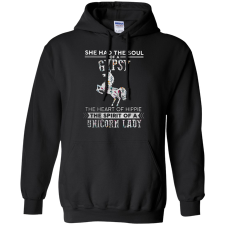 The spirit of a unicorn lady Hoodie