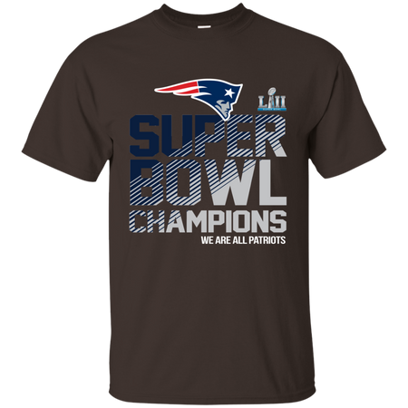 NFL New England Patriots Charcoal Super Bowl LII Champions T shirt