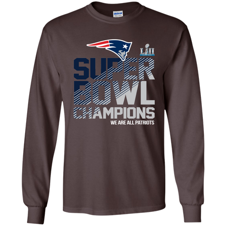 NFL New England Patriots Charcoal Super Bowl LII Champions T shirt