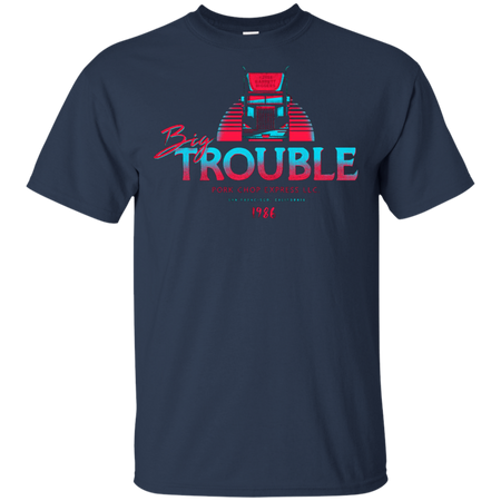 T Shirt of my Big Trouble in Little China parody trucker art clothing design for Men and Women by Barrett Biggers shirts