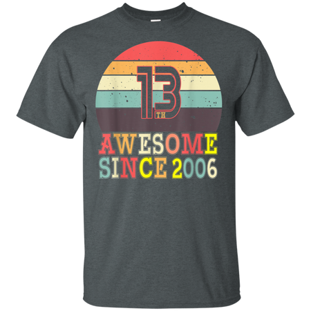 13th Birthday Vintage 13 Years Old Shirt G200 Gildan Ultra Cotton T-Shirt