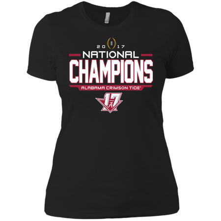 Alabama Crimson Tide Heather College Football Playoff 2017 National Champions Schedule T shirt