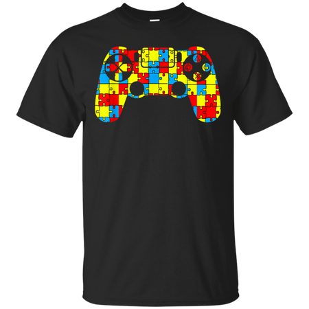 Autism Awareness Tee Video Game Controller Shirt G200 Gildan Ultra Cotton T-Shirt