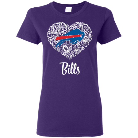 Buffalo Bills Lace Heart Shirts