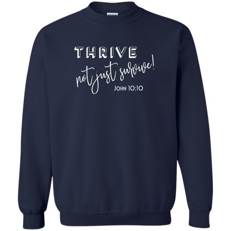 Thrive Not Just Survive Shirt John 10 10 Christian Sweatshirt