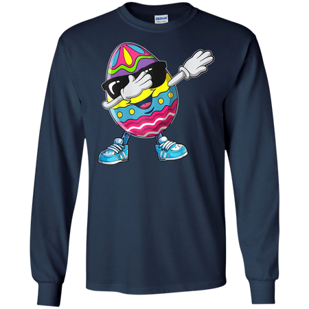 Dabbing Easter Egg Shirt G240 Gildan LS Ultra Cotton T Shirt