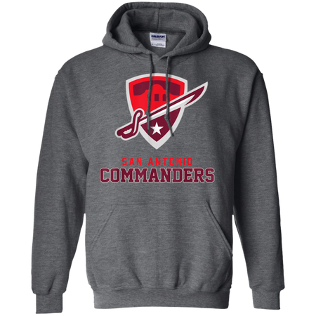 Vintage San Antonio Football Commanders Shirt G185 Gildan Pullover Hoodie 8 oz