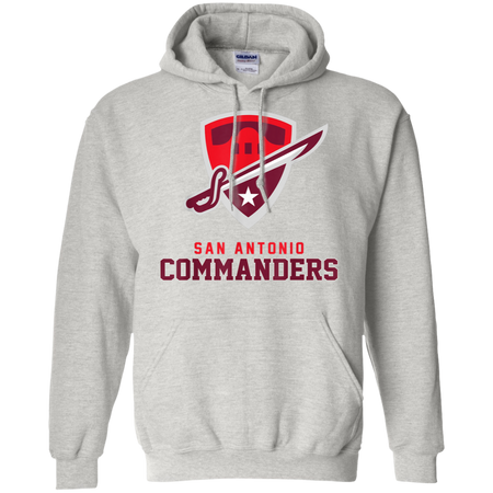Vintage San Antonio Football Commanders Shirt G185 Gildan Pullover Hoodie 8 oz