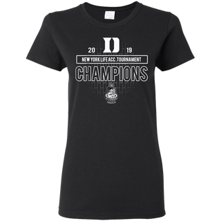 Basketball Duke 2019 Acc Championship Shirt G500L Gildan Ladies 5 3 oz T Shirt