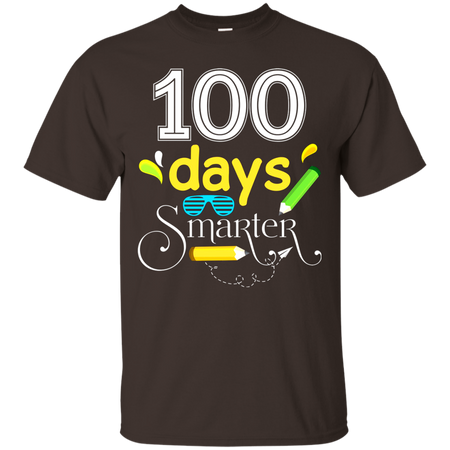100 Days Smarter 100th Day Of School Teacher Kid T shirt