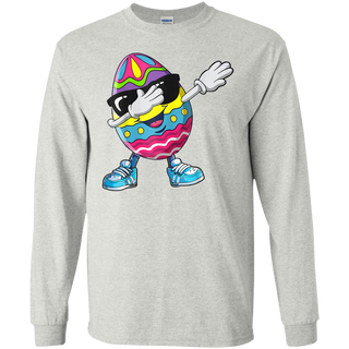 Dabbing Easter Egg Shirt G240 Gildan LS Ultra Cotton T Shirt