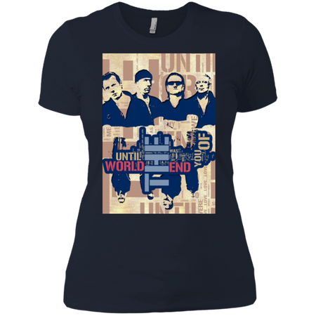 U2 Until The End Of The World Rock Band T shirt