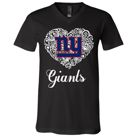 New York Giants Lace Heart Shirts