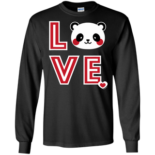 Panda Love Shirt G240 Gildan LS Ultra Cotton T Shirt