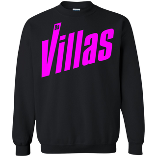 Da Villas Angled Shirt G180 Gildan Crewneck Pullover Sweatshirt  8 oz.