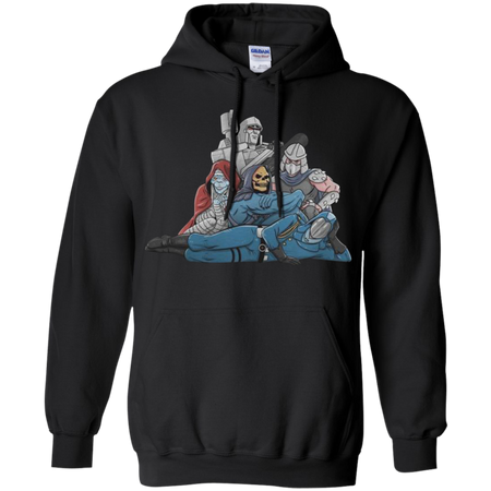 The Saturday Breakfast Club skullpy megatron mumm ra skeletor shredder and cobra commande Hoodie