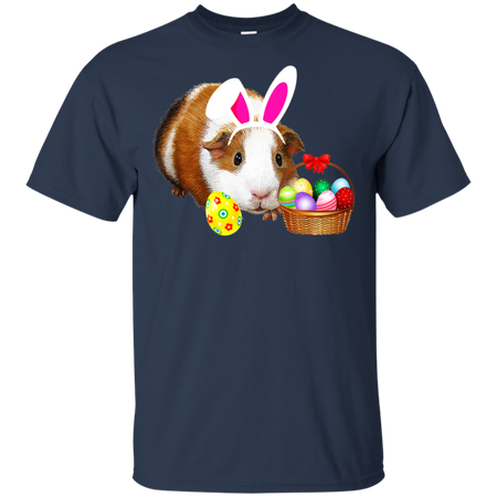 Easter Guinea Pig Funny Bunny Ears And Eggs Gift Shirt G200 Gildan Ultra Cotton T-Shirt