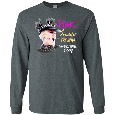 The Beautiful World Tour 2019 Shirt G240 Gildan LS Ultra Cotton T-Shirt