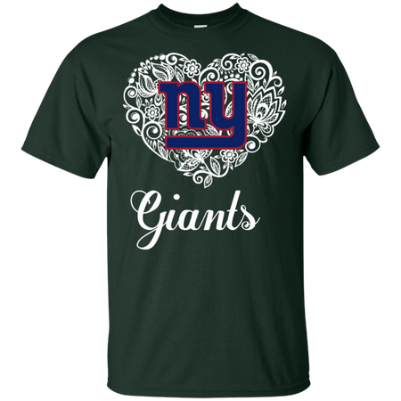 New York Giants Lace Heart Shirts