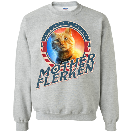 Goose The Flerken Cat Mother Flerken Shirt G180 Gildan Crewneck Pullover Sweatshirt  8 oz.