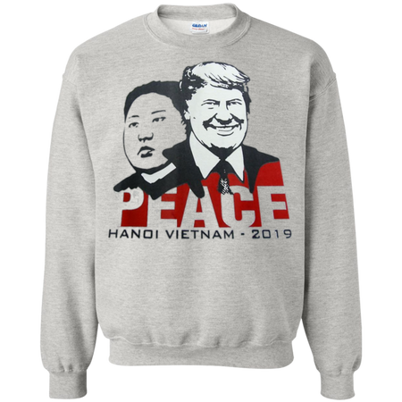 Kim And Trump United States Vietnam Summit Feb Shirt G180 Gildan Crewneck Pullover Sweatshirt  8 oz.