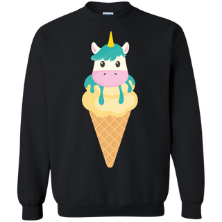 Unicorn Ice Cream Cone for Ice Cream Lovers Sweatshirt