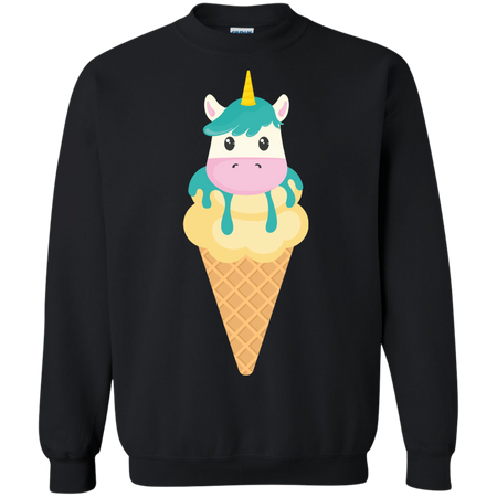 Unicorn Ice Cream Cone for Ice Cream Lovers Sweatshirt