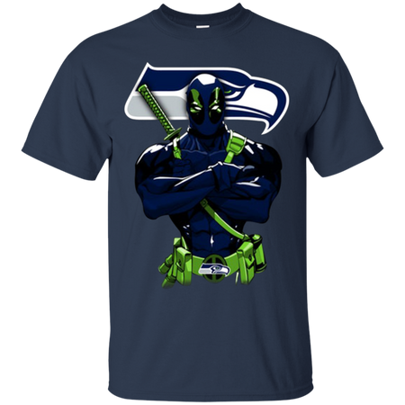 Giants Deadpool Seattle Seahawks T Shirt