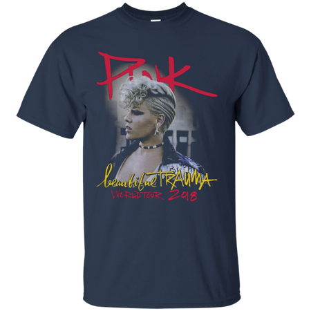 Trauma Tour 2018 pink T Shirt