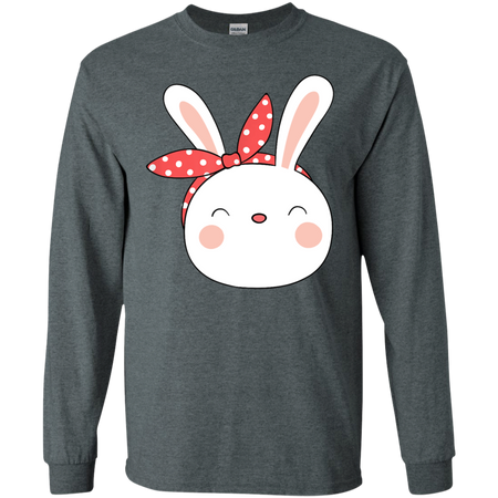 Happy Easter Bunny Shirt G240 Gildan LS Ultra Cotton T Shirt