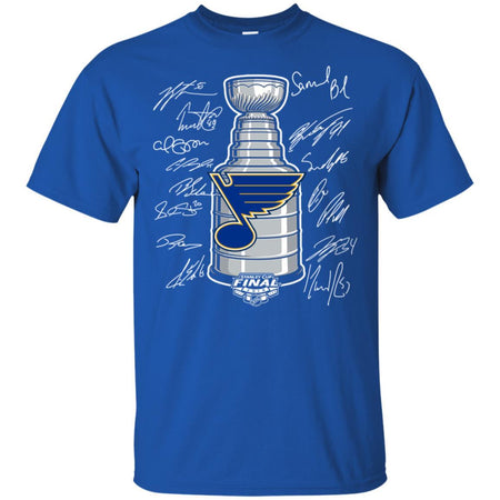 St. Louis Blues Stanley Cup Champs Signatures Players VA06