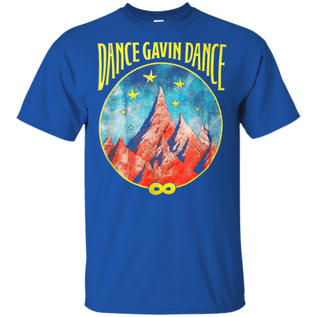 Dance Gavin Dance Mountain Stars Shirt G200 Gildan Ultra Cotton T Shirt