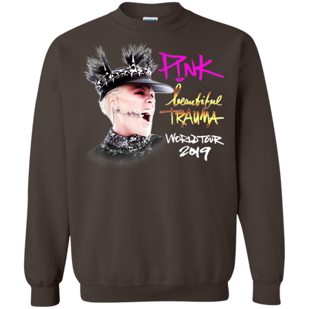 The Beautiful World Tour 2019 Shirt G180 Gildan Crewneck Pullover Sweatshirt 8 oz