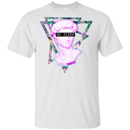 No Sleep Vaporwave Aesthethic Retro 80's Shirt G200 Gildan Ultra Cotton T-Shirt