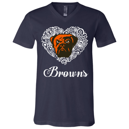 Cleveland Browns Lace Heart Shirts