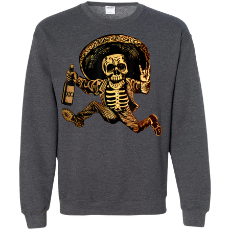 MIAPRINTSPRO Skull Say Hi For Men Shirt G180 Gildan Crewneck Pullover Sweatshirt 8 oz