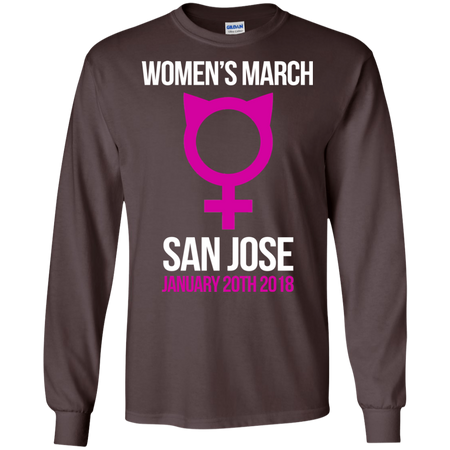 Womens March Pussyhat San Jose January 20th 2018 T shirt