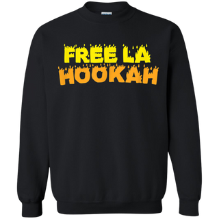 Free La Hooka Shisha Cool Shirt G180 Gildan Crewneck Pullover Sweatshirt 8 oz