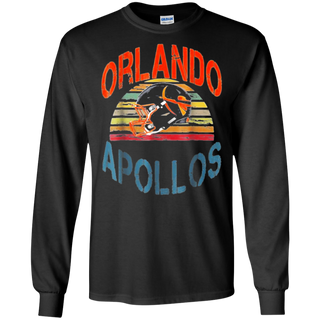 Vintage Orlando Football Apollos Shirt For Fans G240 Gildan LS Ultra Cotton T-Shirt