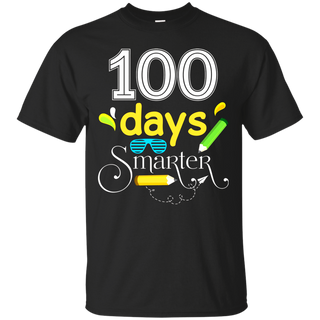 100 Days Smarter 100th Day Of School Teacher Kid T shirt