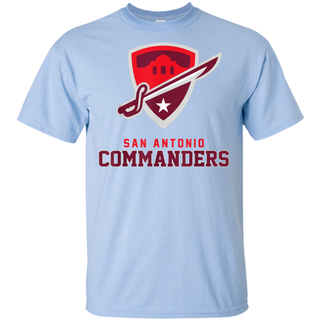 Vintage San Antonio Football Commanders Shirt G200 Gildan Ultra Cotton T-Shirt