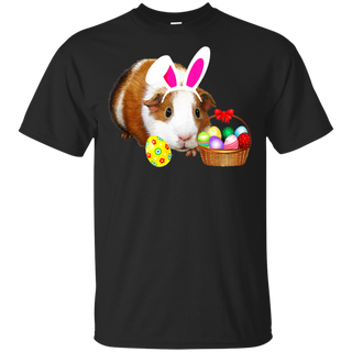 Easter Guinea Pig Funny Bunny Ears And Eggs Gift Shirt G200 Gildan Ultra Cotton T-Shirt