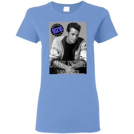 Luke Perry 1966 2019 Thanks For The Momories Shirt G500L Gildan Ladies 5 3 oz T Shirt