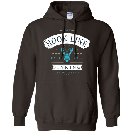 Hook Line Sinking Shirt G185 Gildan Pullover Hoodie 8 oz