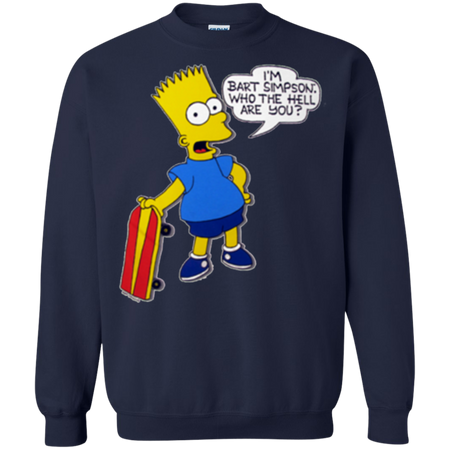The Simpsons Hi I m Bart Simpson Sweatshirt