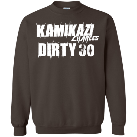 Dirty 30 Shirt G180 Gildan Crewneck Pullover Sweatshirt  8 oz.