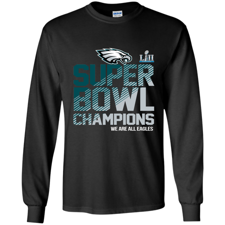 NFL Philadelphia Eagles Charcoal Super Bowl LII Champions T shirt