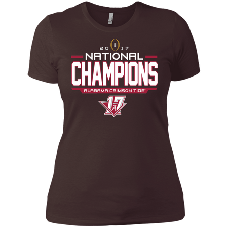 Alabama Crimson Tide Heather College Football Playoff 2017 National Champions Schedule T shirt