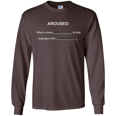 Pseudo Sciences Video Game Shirt G240 Gildan LS Ultra Cotton T Shirt