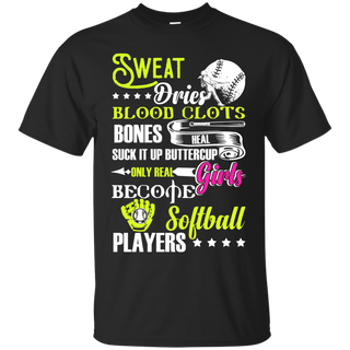 Only Real Girls Become Softball Players T Shirt